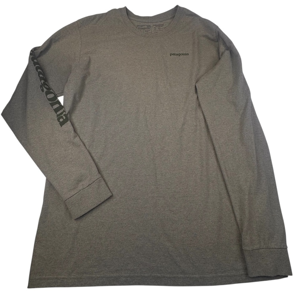 !!! SOLD !!!!! Men's Size Large Green Cotton Gorpcore Long Sleeve Activewear
